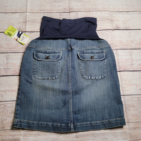Motherhood Maternity Denim Skirt - Picture 9 of 12